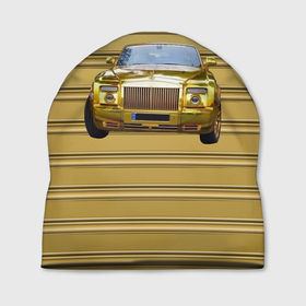 Шапка 3D с принтом Rolls Royce Sweptail в Тюмени, 100% полиэстер | универсальный размер, печать по всей поверхности изделия | Тематика изображения на принте: 