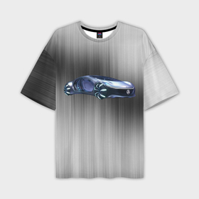 Мужская футболка oversize 3D с принтом Mercedes benz  AVTR ,  |  | Тематика изображения на принте: 