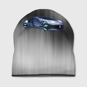 Шапка 3D с принтом Mercedes benz  AVTR , 100% полиэстер | универсальный размер, печать по всей поверхности изделия | 