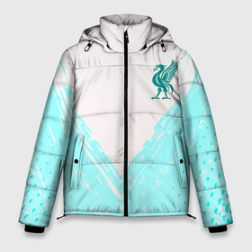 Мужская зимняя куртка 3D с принтом Liverpool logo texture fc в Тюмени, верх — 100% полиэстер; подкладка — 100% полиэстер; утеплитель — 100% полиэстер | длина ниже бедра, свободный силуэт Оверсайз. Есть воротник-стойка, отстегивающийся капюшон и ветрозащитная планка. 

Боковые карманы с листочкой на кнопках и внутренний карман на молнии. | Тематика изображения на принте: 
