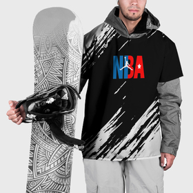 Накидка на куртку 3D с принтом Basketball текстура краски nba в Новосибирске, 100% полиэстер |  | Тематика изображения на принте: 
