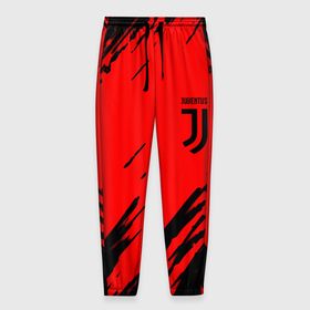 Мужские брюки 3D с принтом Juventus краски спорт фк в Курске, 100% полиэстер | манжеты по низу, эластичный пояс регулируется шнурком, по бокам два кармана без застежек, внутренняя часть кармана из мелкой сетки | 