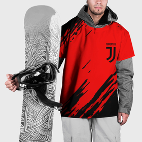 Накидка на куртку 3D с принтом Juventus краски спорт фк в Курске, 100% полиэстер |  | 