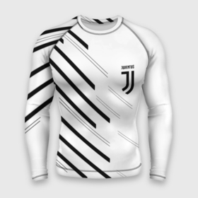 Мужской рашгард 3D с принтом Juventus sport geometry ,  |  | Тематика изображения на принте: 