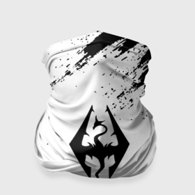 Бандана-труба 3D с принтом The Elder Scrolls Online краски чёрные в Курске, 100% полиэстер, ткань с особыми свойствами — Activecool | плотность 150‒180 г/м2; хорошо тянется, но сохраняет форму | 