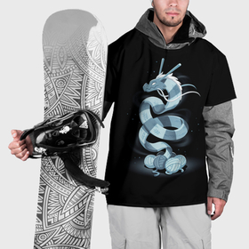 Накидка на куртку 3D с принтом Вязаный китайский дракон в Екатеринбурге, 100% полиэстер |  | 