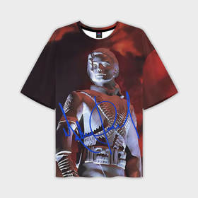 Мужская футболка oversize 3D с принтом Статуя Макла Джексона с автографом   альбом History ,  |  | 