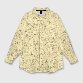 Мужская рубашка oversize 3D с принтом Текстура грубая ткань бледно жёлтый в Курске,  |  | 