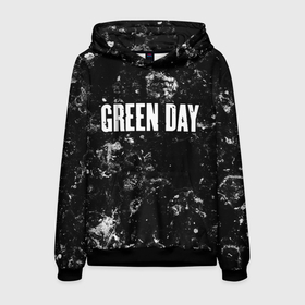 Мужская толстовка 3D с принтом Green Day black ice в Кировске, 100% полиэстер | двухслойный капюшон со шнурком для регулировки, мягкие манжеты на рукавах и по низу толстовки, спереди карман-кенгуру с мягким внутренним слоем. | 