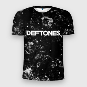 Мужская футболка 3D Slim с принтом Deftones black ice в Кировске, 100% полиэстер с улучшенными характеристиками | приталенный силуэт, круглая горловина, широкие плечи, сужается к линии бедра | Тематика изображения на принте: 