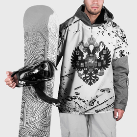 Накидка на куртку 3D с принтом Герб России краски текстура в Курске, 100% полиэстер |  | Тематика изображения на принте: 