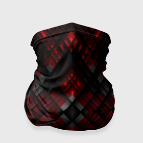 Бандана-труба 3D с принтом Чёрные текстуры ромб , 100% полиэстер, ткань с особыми свойствами — Activecool | плотность 150‒180 г/м2; хорошо тянется, но сохраняет форму | 