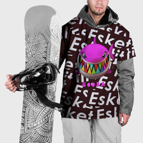 Накидка на куртку 3D с принтом Esskeetit logo pattern в Екатеринбурге, 100% полиэстер |  | Тематика изображения на принте: 