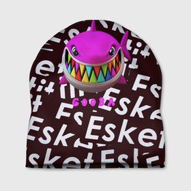Шапка 3D с принтом Esskeetit logo pattern в Екатеринбурге, 100% полиэстер | универсальный размер, печать по всей поверхности изделия | Тематика изображения на принте: 