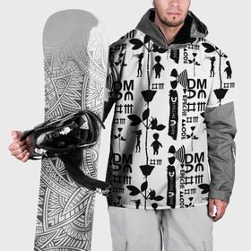 Накидка на куртку 3D с принтом Depeche Mode DM music в Кировске, 100% полиэстер |  | 