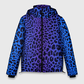 Мужская зимняя куртка 3D с принтом Фиолетовая шкура леопарда , верх — 100% полиэстер; подкладка — 100% полиэстер; утеплитель — 100% полиэстер | длина ниже бедра, свободный силуэт Оверсайз. Есть воротник-стойка, отстегивающийся капюшон и ветрозащитная планка. 

Боковые карманы с листочкой на кнопках и внутренний карман на молнии. | 