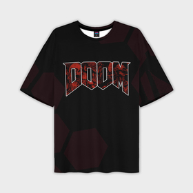 Мужская футболка oversize 3D с принтом Doom mick gordon в Кировске,  |  | 
