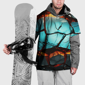 Накидка на куртку 3D с принтом Абстрактные камни разломленные в Петрозаводске, 100% полиэстер |  | Тематика изображения на принте: 