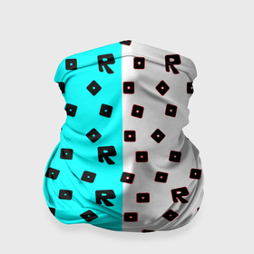 Бандана-труба 3D с принтом Roblox pattern logo mobile в Кировске, 100% полиэстер, ткань с особыми свойствами — Activecool | плотность 150‒180 г/м2; хорошо тянется, но сохраняет форму | 