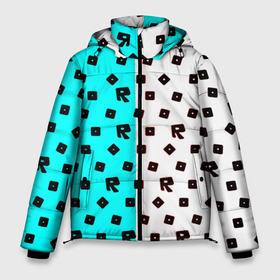 Мужская зимняя куртка 3D с принтом Roblox pattern logo mobile в Кировске, верх — 100% полиэстер; подкладка — 100% полиэстер; утеплитель — 100% полиэстер | длина ниже бедра, свободный силуэт Оверсайз. Есть воротник-стойка, отстегивающийся капюшон и ветрозащитная планка. 

Боковые карманы с листочкой на кнопках и внутренний карман на молнии. | 