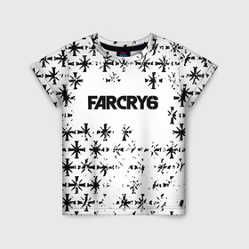 Детская футболка 3D с принтом Farcry 6 символика из игры в Екатеринбурге, 100% гипоаллергенный полиэфир | прямой крой, круглый вырез горловины, длина до линии бедер, чуть спущенное плечо, ткань немного тянется | Тематика изображения на принте: 
