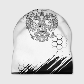 Шапка 3D с принтом Россия будущего герб в Белгороде, 100% полиэстер | универсальный размер, печать по всей поверхности изделия | 