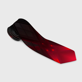 Галстук 3D с принтом Красный хрусталь в Тюмени, 100% полиэстер | Длина 148 см; Плотность 150-180 г/м2 | Тематика изображения на принте: 