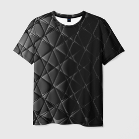 Мужская футболка 3D с принтом Глянцевая текстура в Екатеринбурге, 100% полиэфир | прямой крой, круглый вырез горловины, длина до линии бедер | 