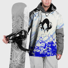Накидка на куртку 3D с принтом Хидео кодзима game death stranding в Новосибирске, 100% полиэстер |  | 