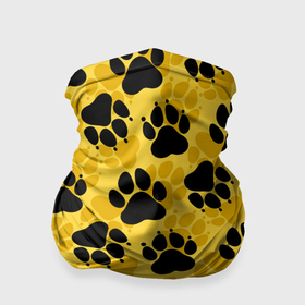 Бандана-труба 3D с принтом Dogs paws в Кировске, 100% полиэстер, ткань с особыми свойствами — Activecool | плотность 150‒180 г/м2; хорошо тянется, но сохраняет форму | Тематика изображения на принте: 