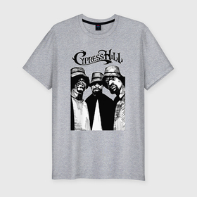 Мужская футболка хлопок Slim с принтом Cypress hill all в Белгороде, 92% хлопок, 8% лайкра | приталенный силуэт, круглый вырез ворота, длина до линии бедра, короткий рукав | 