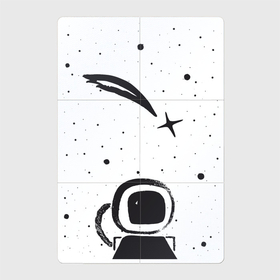 Магнитный плакат 2Х3 с принтом Космонавт со звездой в Кировске, Полимерный материал с магнитным слоем | 6 деталей размером 9*9 см | 