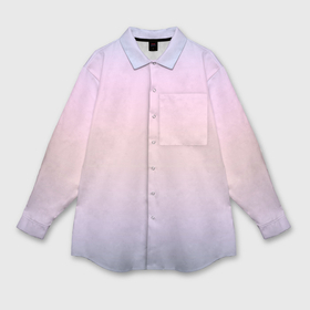 Мужская рубашка oversize 3D с принтом Нежный градиент сиреневый персиковый ,  |  | Тематика изображения на принте: 
