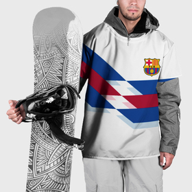 Накидка на куртку 3D с принтом Barcelona geometry sports в Белгороде, 100% полиэстер |  | Тематика изображения на принте: 