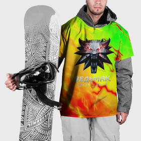 Накидка на куртку 3D с принтом Ведьмак шторм стиль охотник в Тюмени, 100% полиэстер |  | Тематика изображения на принте: 