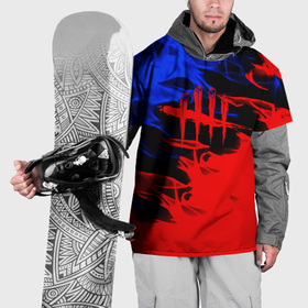 Накидка на куртку 3D с принтом Dead by daylight битва огней в Белгороде, 100% полиэстер |  | Тематика изображения на принте: 