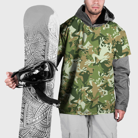 Накидка на куртку 3D с принтом Лягушата камуфляж в Кировске, 100% полиэстер |  | Тематика изображения на принте: 