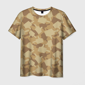 Мужская футболка 3D с принтом Фак   камуфляж в Тюмени, 100% полиэфир | прямой крой, круглый вырез горловины, длина до линии бедер | 