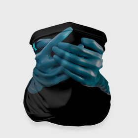 Бандана-труба 3D с принтом Руки в перчатках Фрэджайл death stranding 2 , 100% полиэстер, ткань с особыми свойствами — Activecool | плотность 150‒180 г/м2; хорошо тянется, но сохраняет форму | 