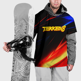 Накидка на куртку 3D с принтом Теккен 8 geometry stripes в Курске, 100% полиэстер |  | 
