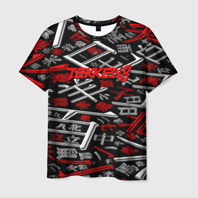Мужская футболка 3D с принтом Tekken steel japan в Екатеринбурге, 100% полиэфир | прямой крой, круглый вырез горловины, длина до линии бедер | 