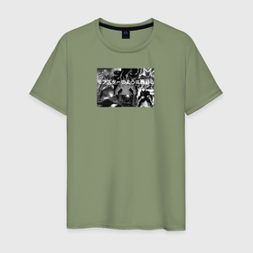 Мужская футболка хлопок с принтом One Punch Man: битва Гароу   манга в Кировске, 100% хлопок | прямой крой, круглый вырез горловины, длина до линии бедер, слегка спущенное плечо. | 