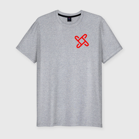 Мужская футболка хлопок Slim с принтом Славянский символ коляда в Белгороде, 92% хлопок, 8% лайкра | приталенный силуэт, круглый вырез ворота, длина до линии бедра, короткий рукав | 
