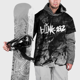 Накидка на куртку 3D с принтом Blink 182 black graphite , 100% полиэстер |  | 