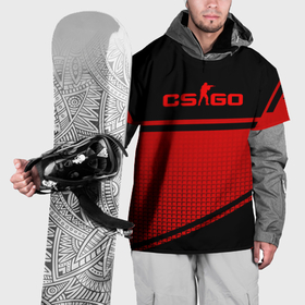 Накидка на куртку 3D с принтом CS GO geometry sport в Санкт-Петербурге, 100% полиэстер |  | 