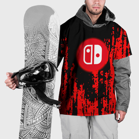 Накидка на куртку 3D с принтом Nintendo огенное лого краски в Курске, 100% полиэстер |  | Тематика изображения на принте: 