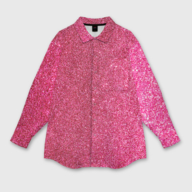 Мужская рубашка oversize 3D с принтом Яркий розовый блеск в Курске,  |  | Тематика изображения на принте: 