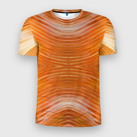Мужская футболка 3D Slim с принтом Яркий фон карамели в Белгороде, 100% полиэстер с улучшенными характеристиками | приталенный силуэт, круглая горловина, широкие плечи, сужается к линии бедра | 