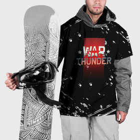 Накидка на куртку 3D с принтом Warthunder белые краски онлайн в Тюмени, 100% полиэстер |  | 