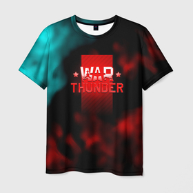 Мужская футболка 3D с принтом Watyhunder online flame в Кировске, 100% полиэфир | прямой крой, круглый вырез горловины, длина до линии бедер | Тематика изображения на принте: 